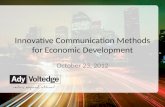 Innovative Communication Methods for Economic Development