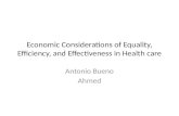 Justice, equality, & effectiveness in healthcare