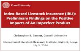 Index-Based Livestock Insurance (IBLI): Preliminary findings on the positive impacts of an imperfect product