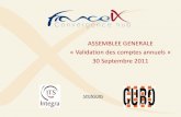France IX - AG Septembre 2011