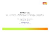 Sustainable Development - Environmental and Governance Perspective