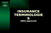 Life Insurance Terminologies  IRDA