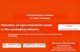 Valorización de residuos agroindustriales en la industria del packaging