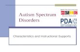 Autism Spectrum Disorders Characteristics and Instructional ...