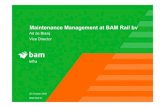 Maintenance Management at Bam Rail BV