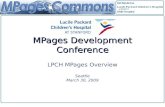 MPages at Lpch - Thus Far