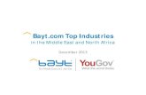 The Bayt.com Top Industries in the Middle East and North Africa Survey