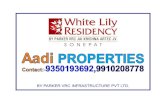 Parker VRC White Lily Residency Aadi Properties