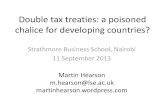Double tax treaties: a poisoned chalice for developing countries?