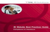 IR Best Practices - Disclosure and Compliance