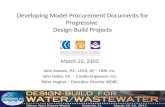 Developing Procurement Documents for Progressive Design-Build Projects
