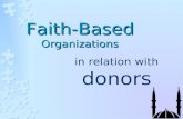 Final faith based organizations