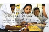 Gender Based Violence in a Post Emergency Scenario