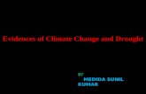 Evidences of climate change and drought