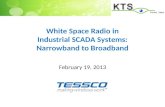 White space radio in scada systems