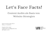 Let's Face Facts! Content Audits als Basis von Website-Strategien