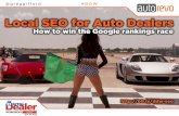 Local SEO for Auto Dealers