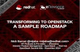 Transforming to OpenStack: a sample roadmap to DevOps