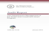 Doe   Oai   Audit Report On Sg Program   Jan 2012