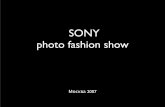 SONY photo fashion show