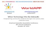 When technology hits the sidewalk  empowering community residents through 21st century data collection tools (final)