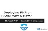 Deploying PHP on PaaS: Why and How?
