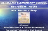 Tribute to Mrs. Donna Hulsey
