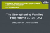 Strengthening Families 10-14 Workshop