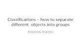 Classifications –rocks.ppt
