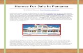 Homes for sale in panama