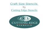 Craft Size Stencils by Cutting Edge Stencils