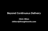 Beyond Continuous Delivery