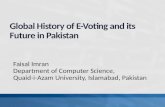 Golbal history of e voting and future in pakistan