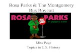 Rosa parks & the montgomery bus boycott