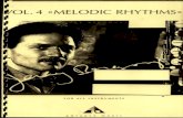 Jerry Bergonzi   vol 4 - Melodic-Rhythms