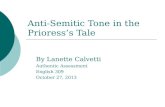 Anti semitic tone in the prioress’s tale