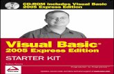 Visual basic 2005 express edition starter kit 2006