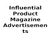 Influential Magazine Ads