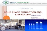 solid phase extraction and application
