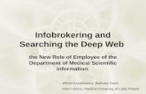 Infobrokering And Searching The Deep Web