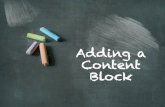 Creating a Content Block in Haiku LMS
