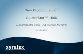 ClusterStor 1500 Departmental Scale-Out Storage for HPC