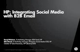 HP: Integrating Social Media with B2B Email