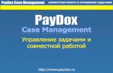 Система адаптивного кейс-менеджмента PayDox Case Management
