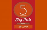 5 splunk blog posts you should read