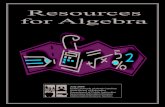 Resources for Algebra ebook