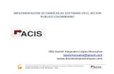 Implementación de Fábricas de Software en el Sector Público Colombiano