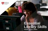 Essential library skills for Sport & Exercise 2014