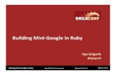 Building A Mini Google  High Performance Computing In Ruby Presentation 1