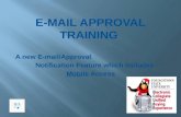 E mail approval training